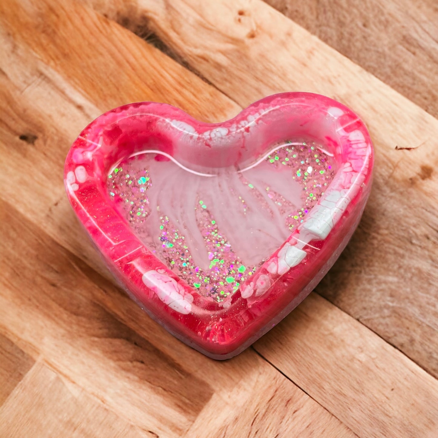 Heart Ashtray/Tool Rest Resin Pieces