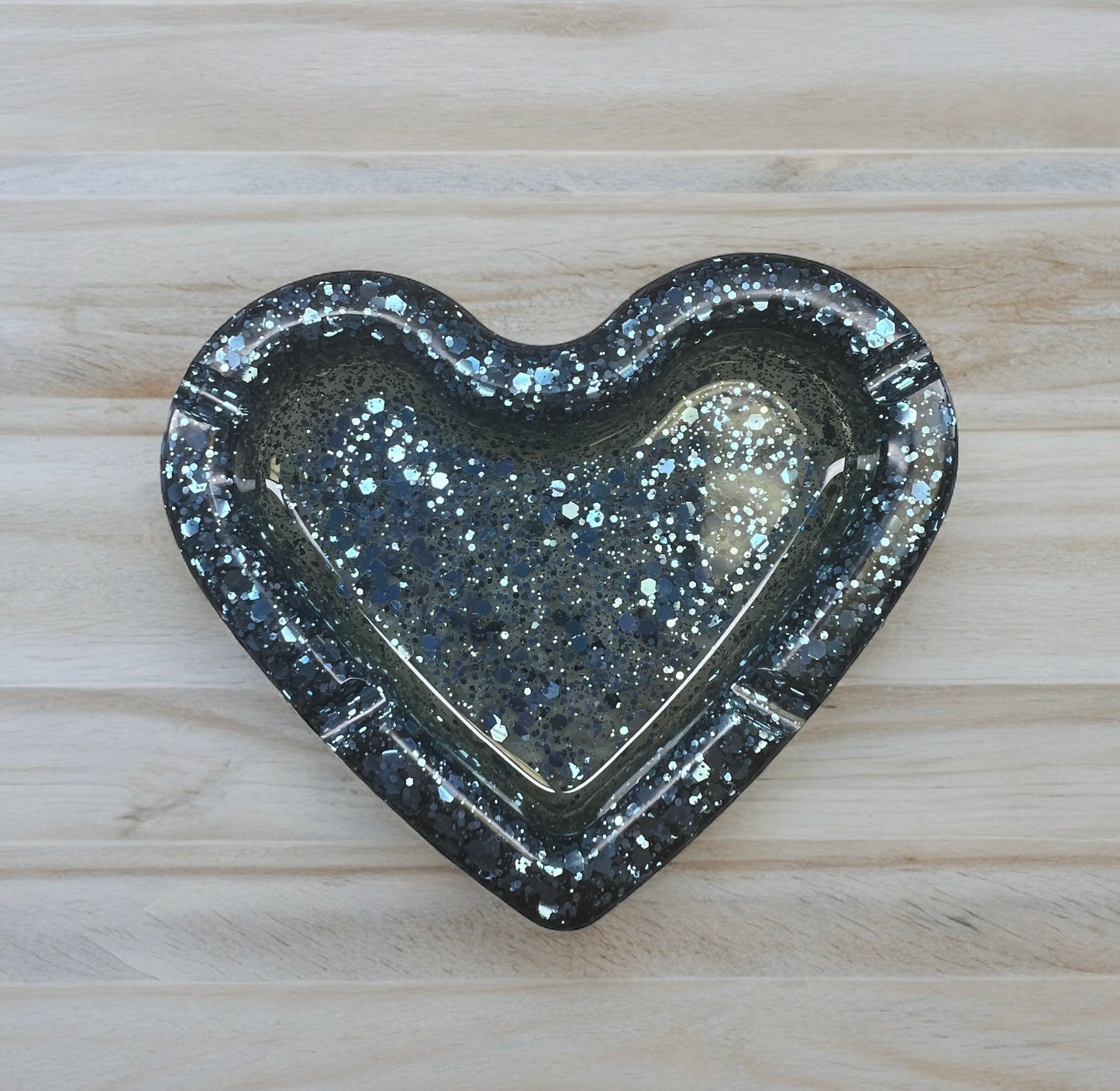 Heart Ashtray/Tool Rest Resin Pieces