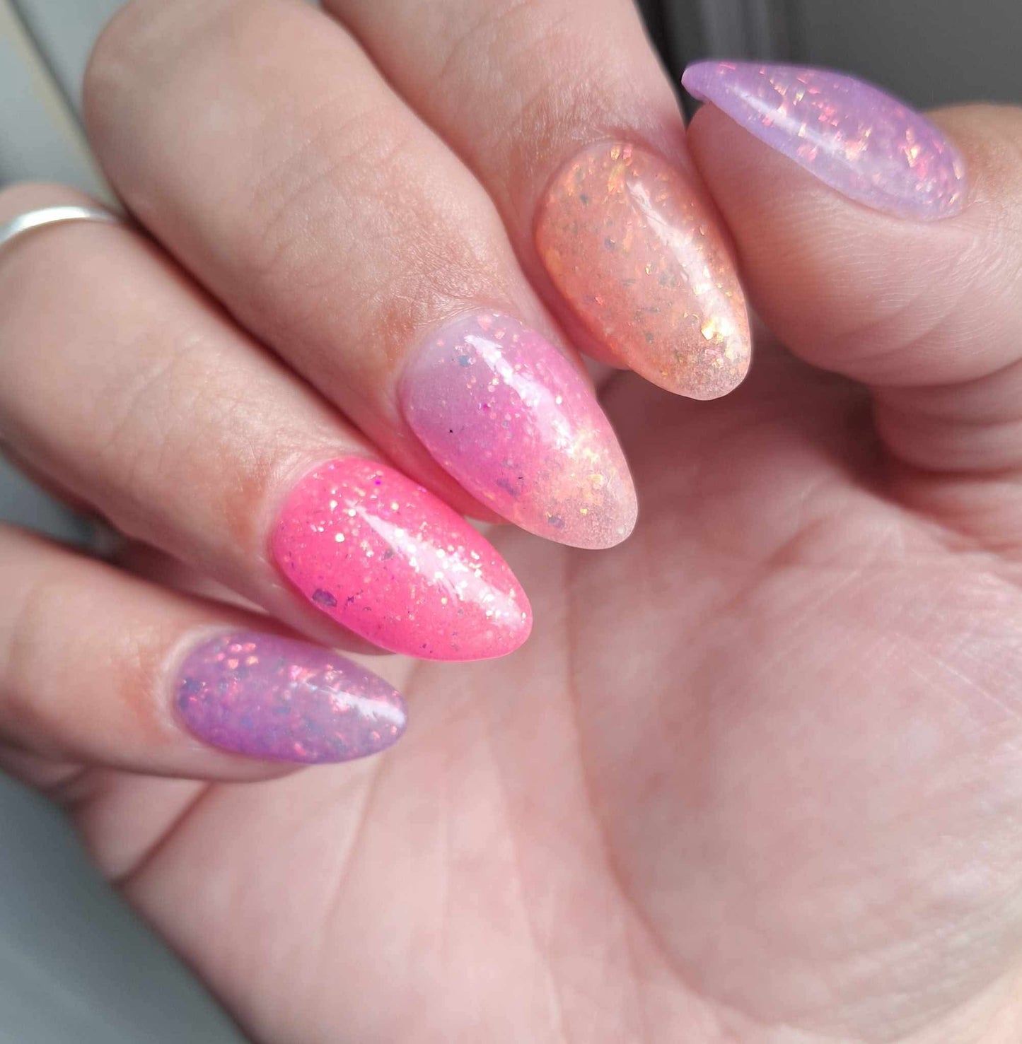 Peachy Opal Sea Glass