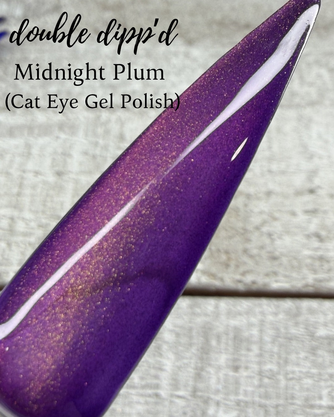 Midnight Plum Cat Eye Gel Polish