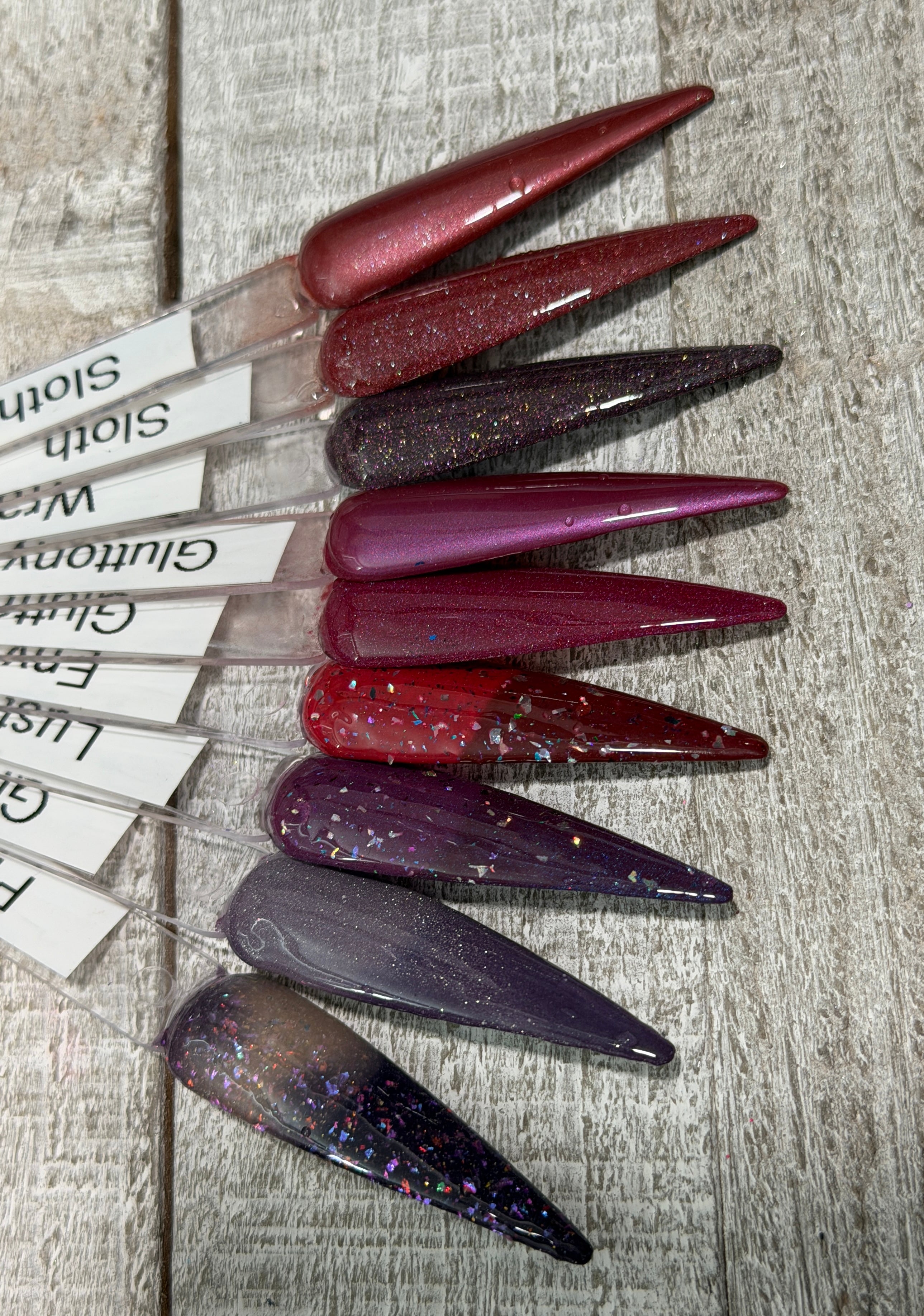 The 7 Deadly Sins Dip Powder Collection - Entire Collection