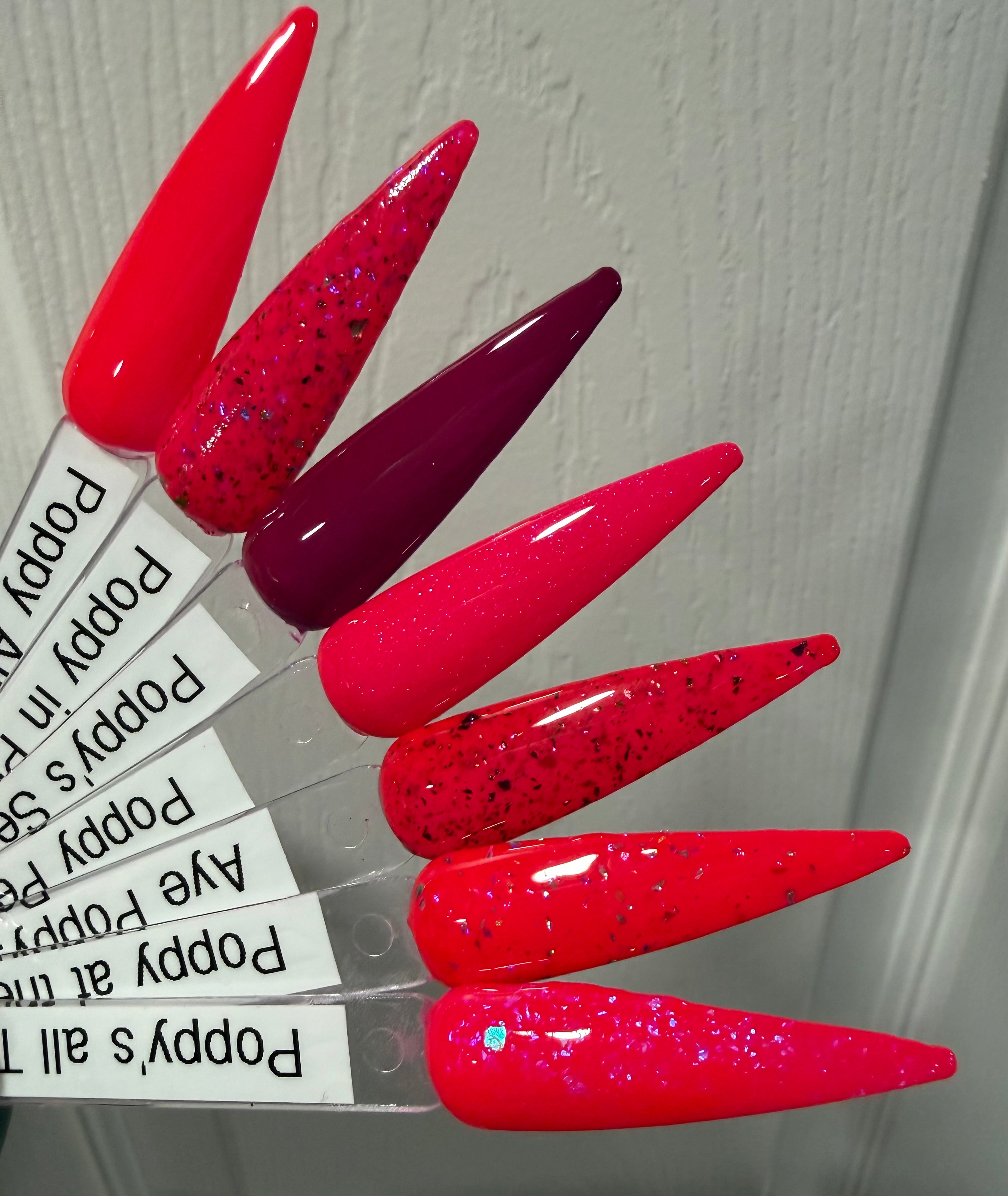 Poppy All Glowed Up Dip Powder Collection