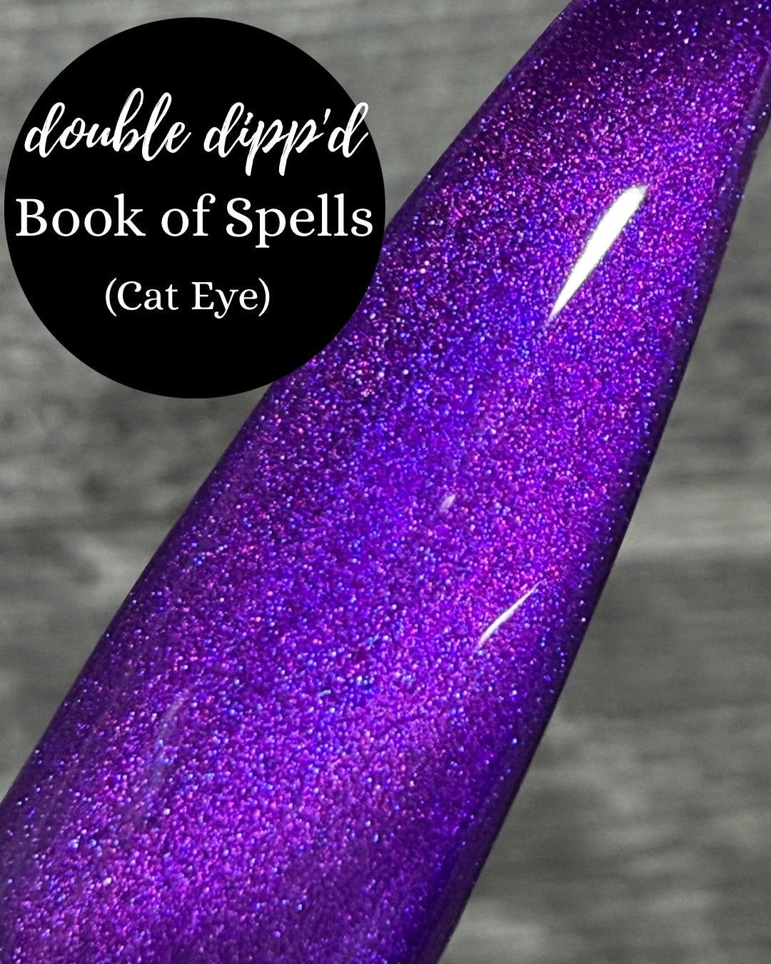 Book of Spells Cat Eye Gel Polish