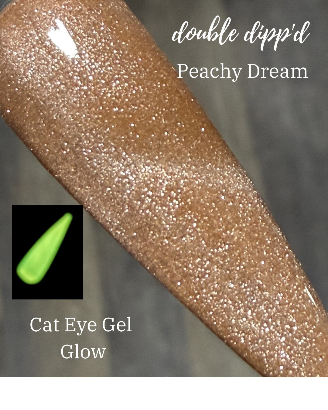 Peachy Dream Cat Eye Glow Gel Polish