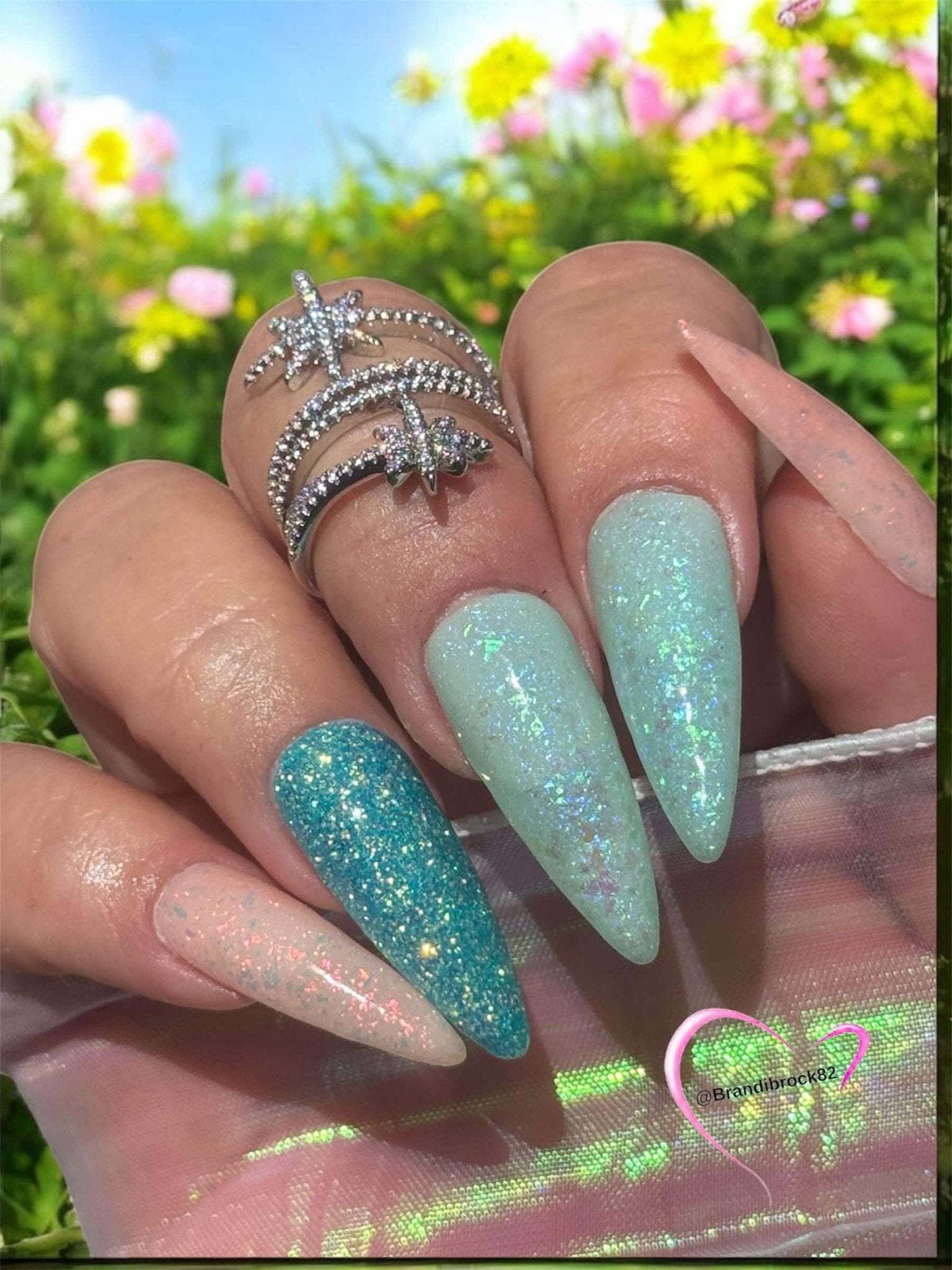 Aqua Opal Sea Glass - Dip Powder - Double Dipp'd Dip Powder