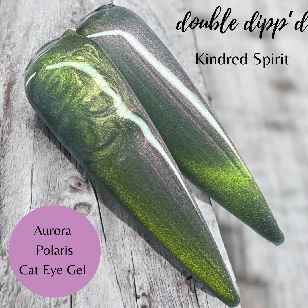 Aurora Polaris Cat Eye Gel Polishes (Hema/TPO Free) - Liquids - Double Dipp'd Dip Powder