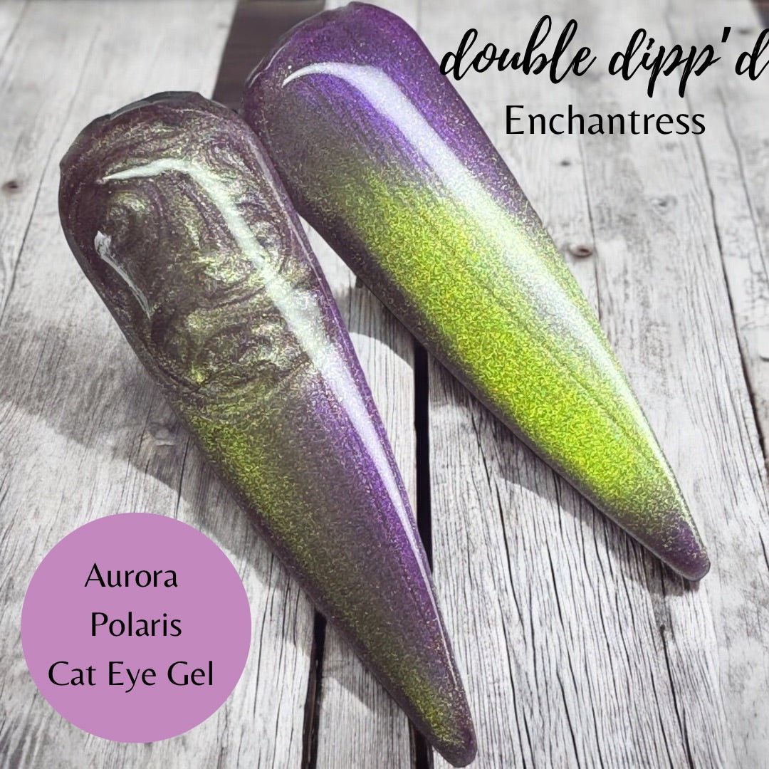 Aurora Polaris Cat Eye Gel Polishes (Hema/TPO Free) - Liquids - Double Dipp'd Dip Powder