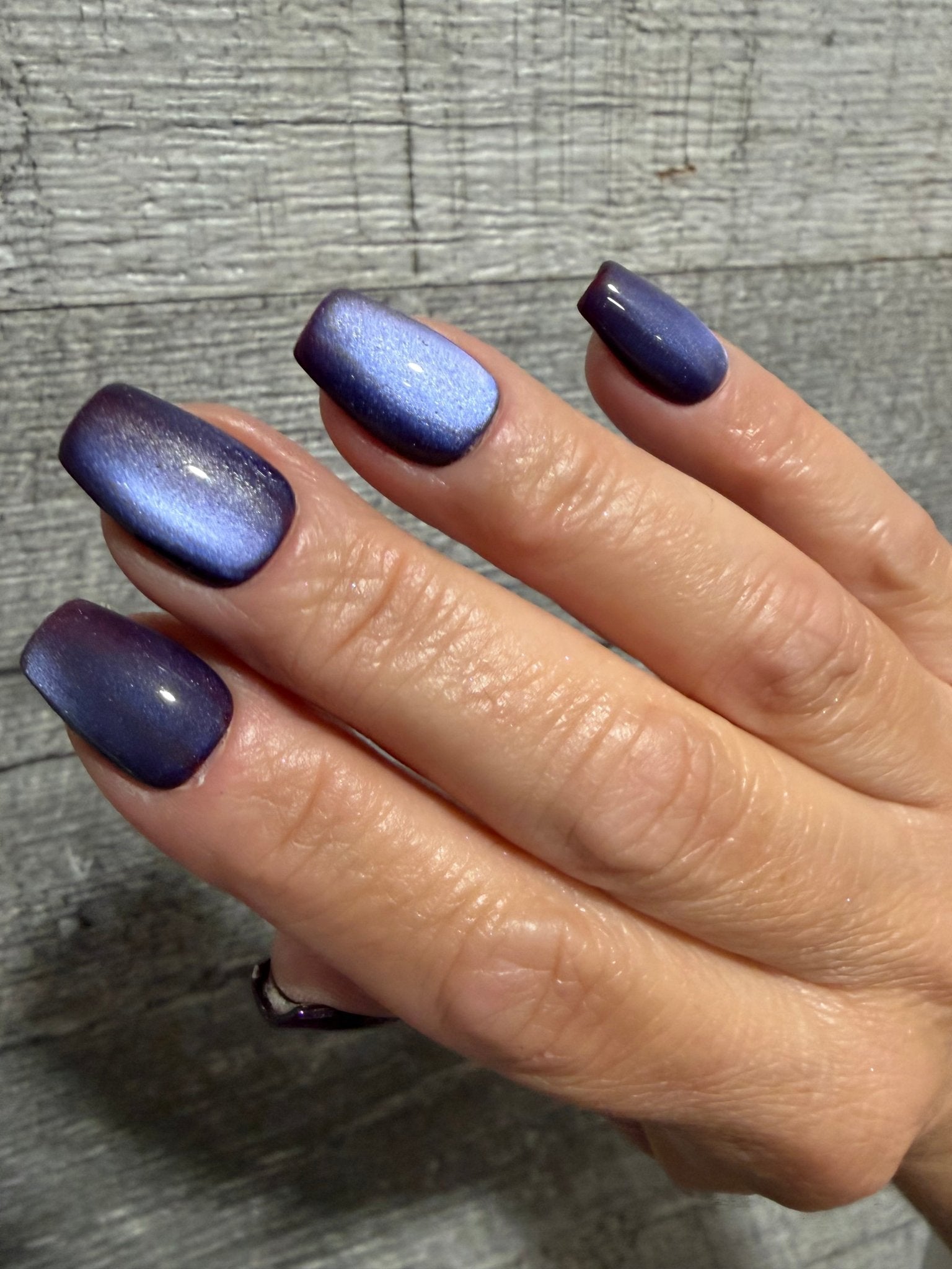 Blue Velvet Cat Eye Gel Polish - Gel Polish - Double Dipp'd Dip Powder