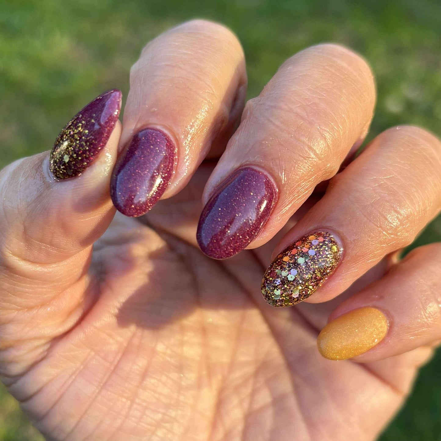 Frosted Cranberry Dip Powder - Dip Powder - Double Dipp'd Dip Powder