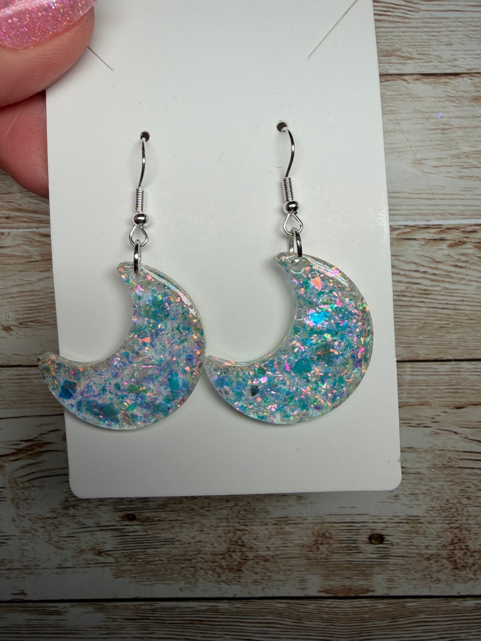 Handmade Resin Earrings and Earring/Pendant sets - Resin - Double Dipp'd Dip Powder