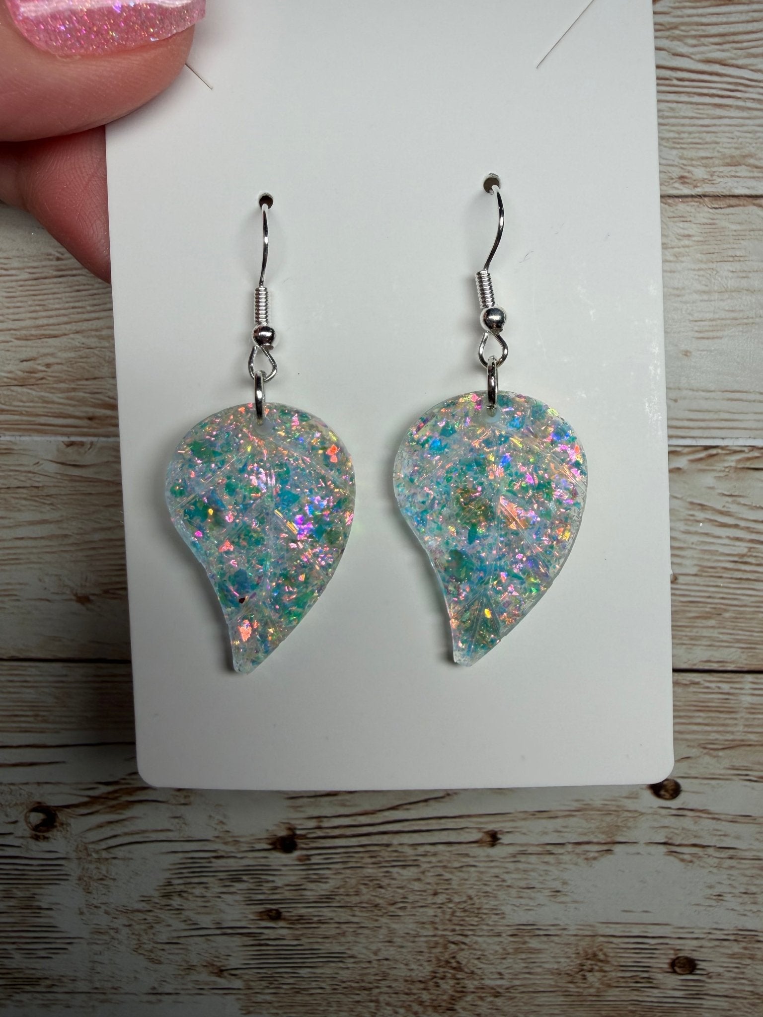 Handmade Resin Earrings and Earring/Pendant sets - Resin - Double Dipp'd Dip Powder