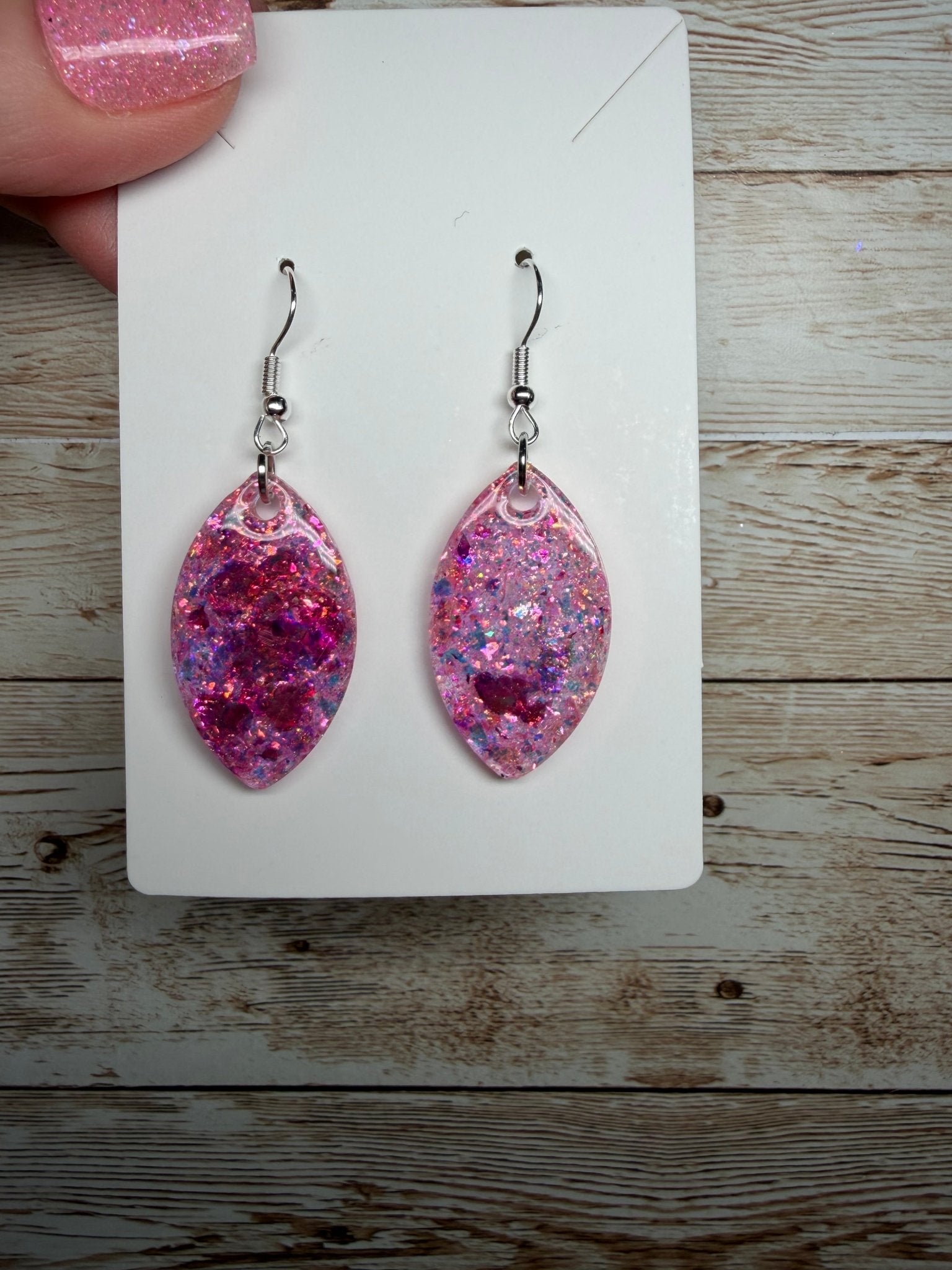 Handmade Resin Earrings and Earring/Pendant sets - Resin - Double Dipp'd Dip Powder