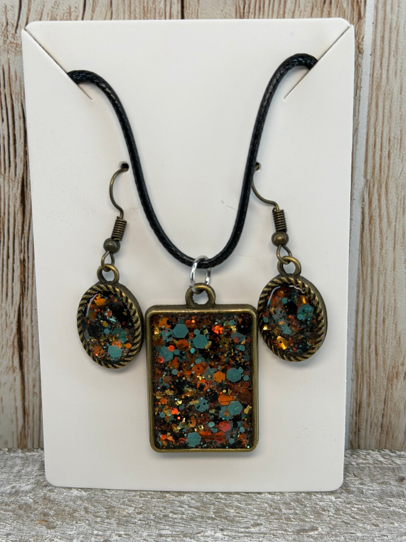 Handmade Resin Earrings and Earring/Pendant sets - Resin - Double Dipp'd Dip Powder