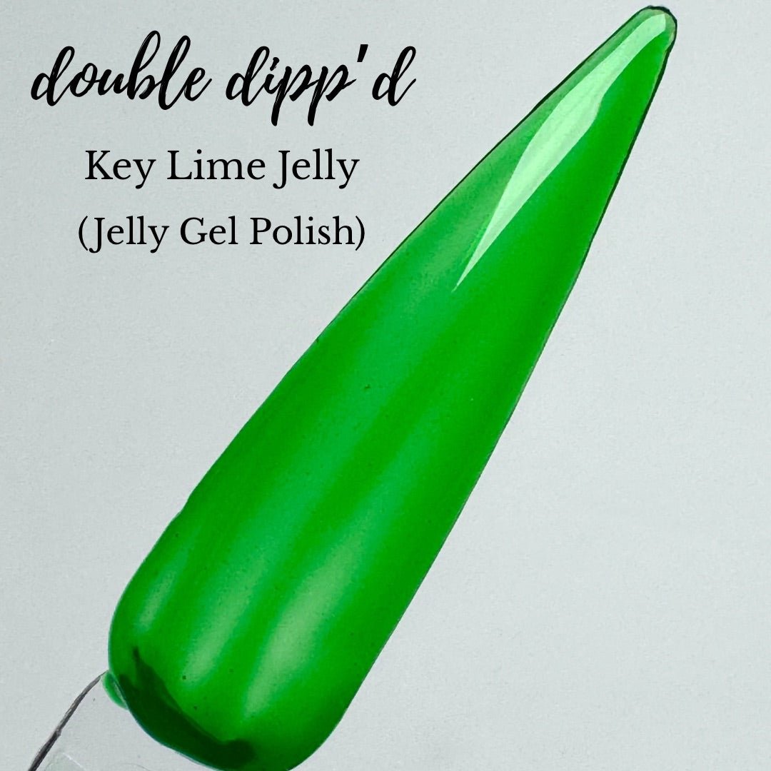Key Lime Jelly Gel Polish - Liquids - Double Dipp'd Dip Powder