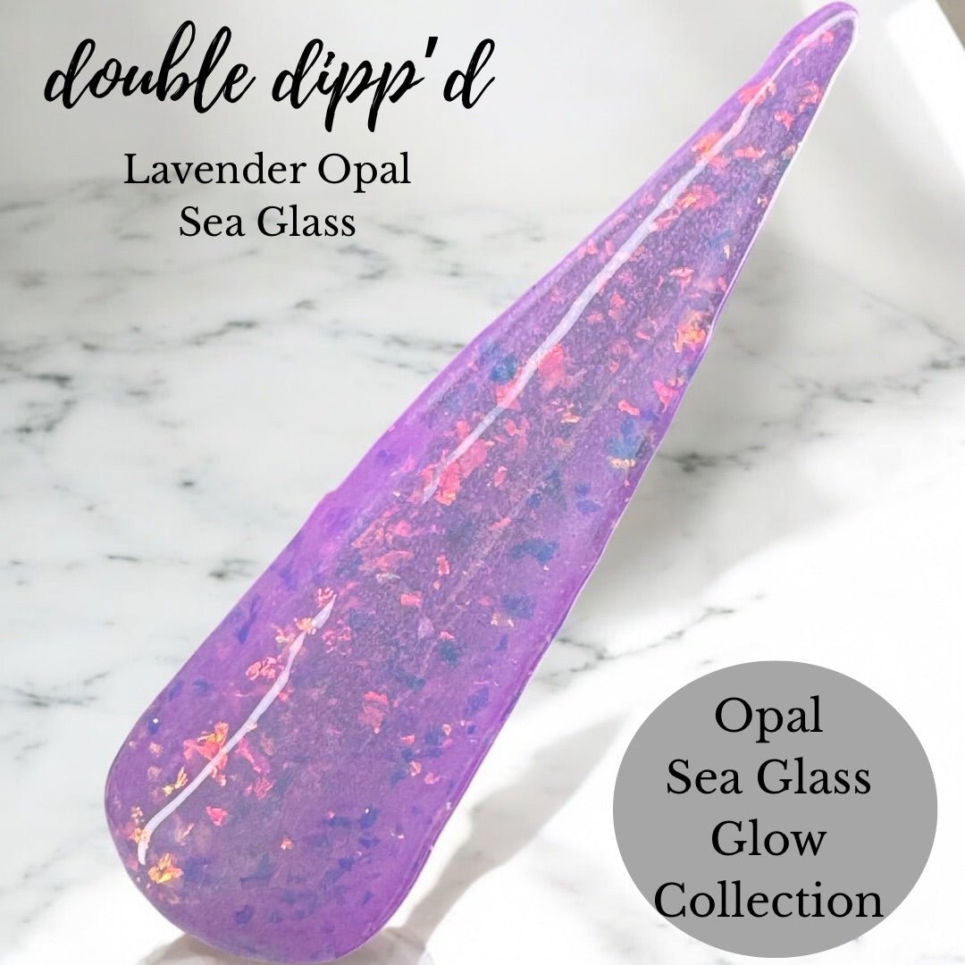 Lavender Opal Sea Glass - Dip Powder - Double Dipp'd Dip Powder