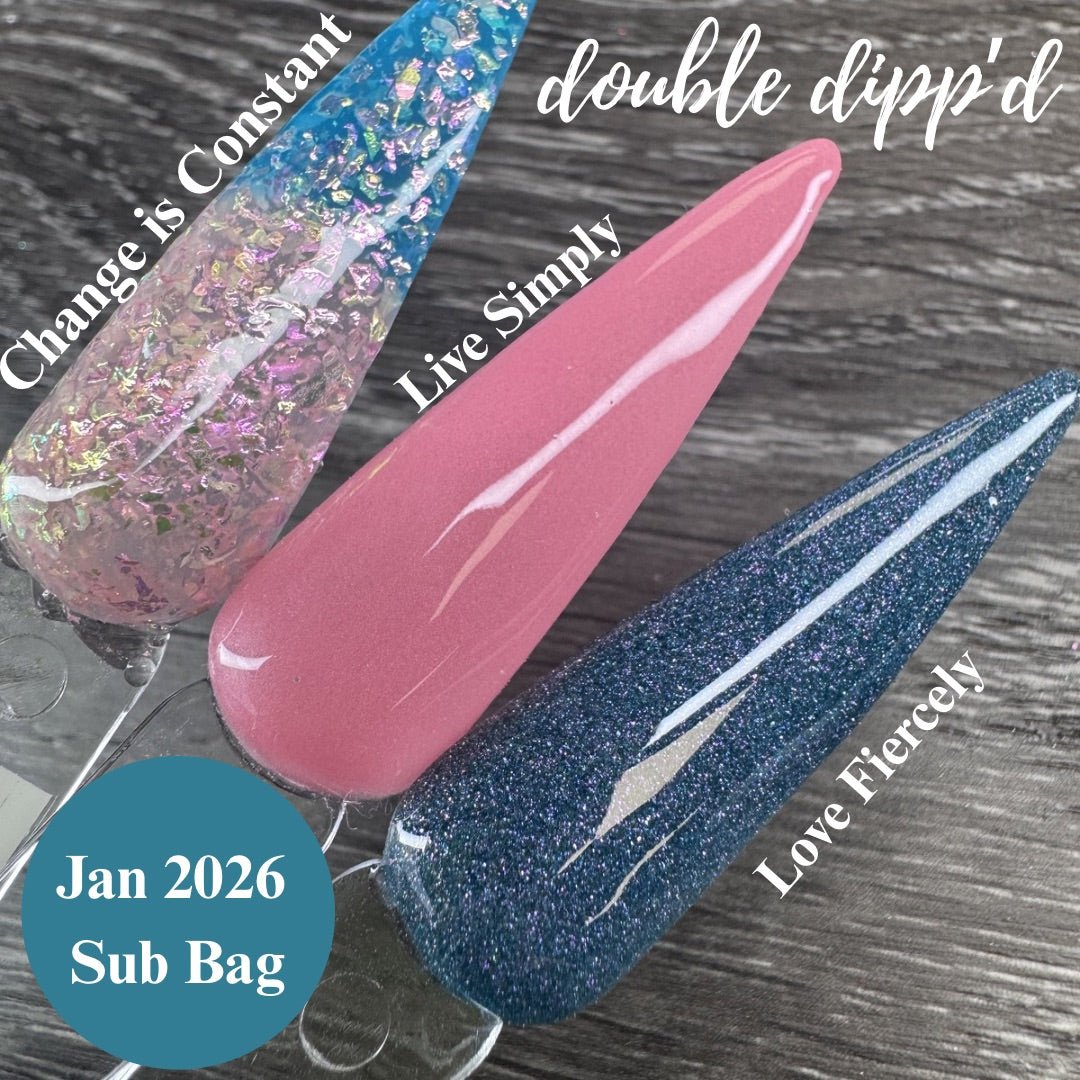 Love Fiercely Exclusive Dip Powder - Closeout - Double Dipp'd Dip Powder