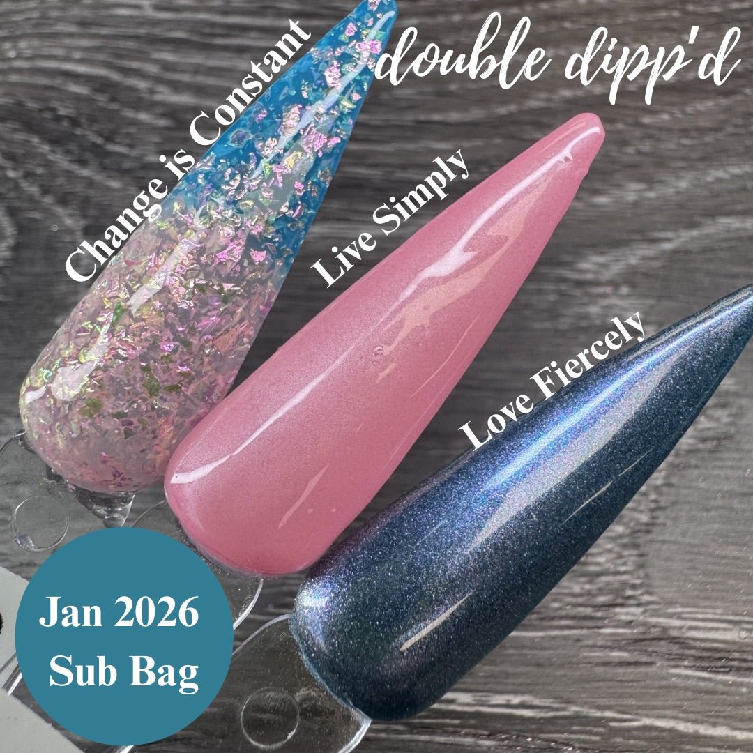 Love Fiercely Exclusive Dip Powder - Closeout - Double Dipp'd Dip Powder