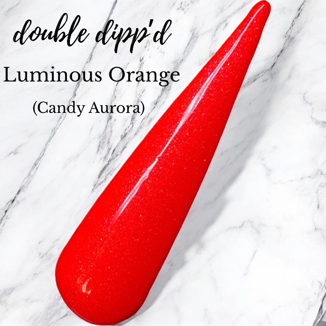Luminous Orange - Dip Powder - Double Dipp'd Dip Powder