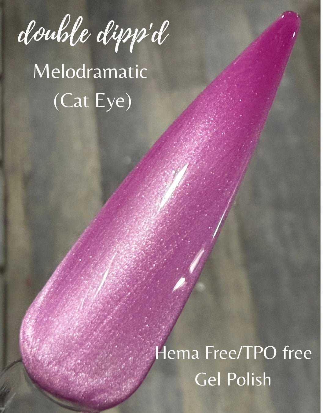 Melodramatic Cat Eye Gel Polish - Gel Polish - Double Dipp'd Dip Powder