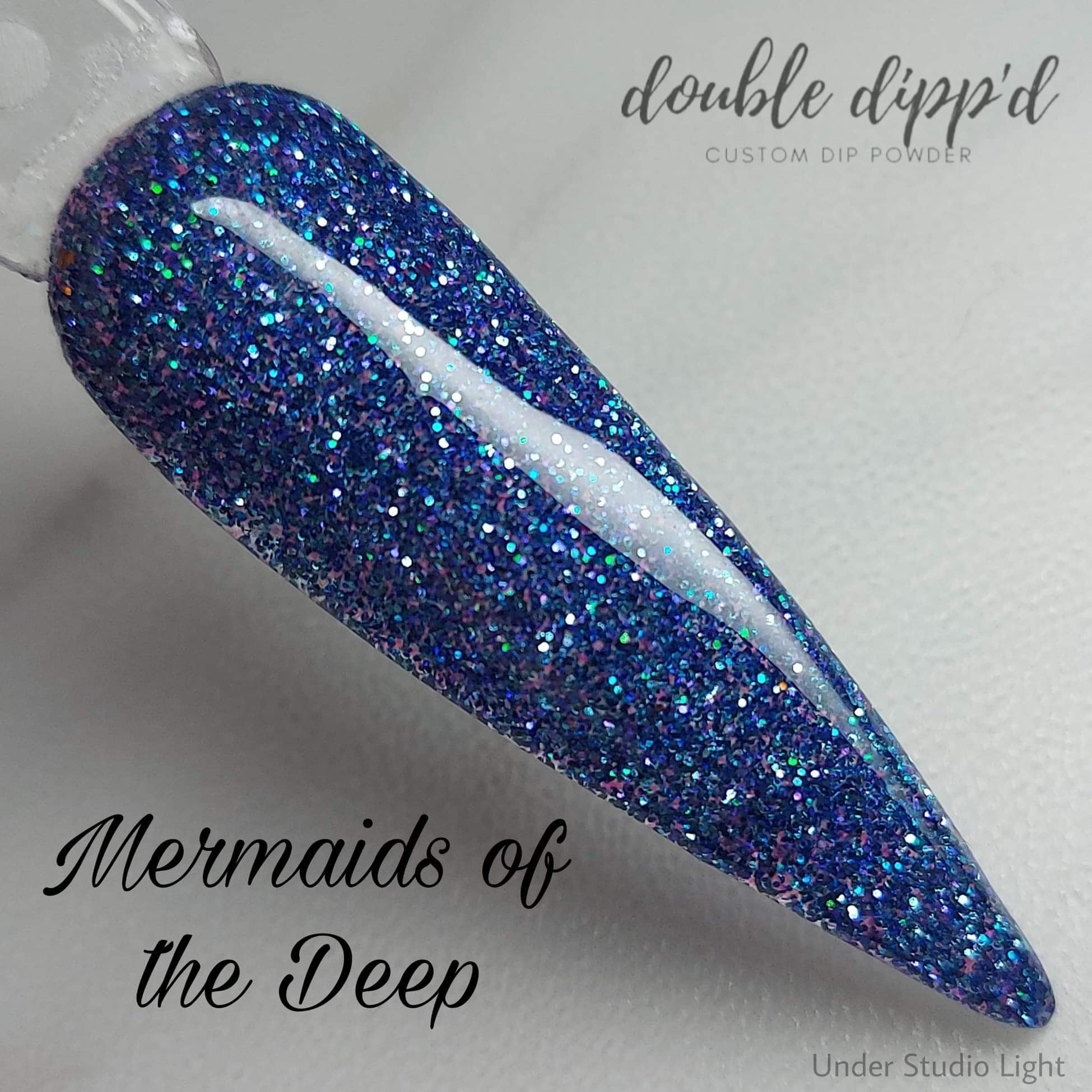 Mermaids of the Deep - Adelyn's Sparkled Creations - Double Dipp'd Dip Powder
