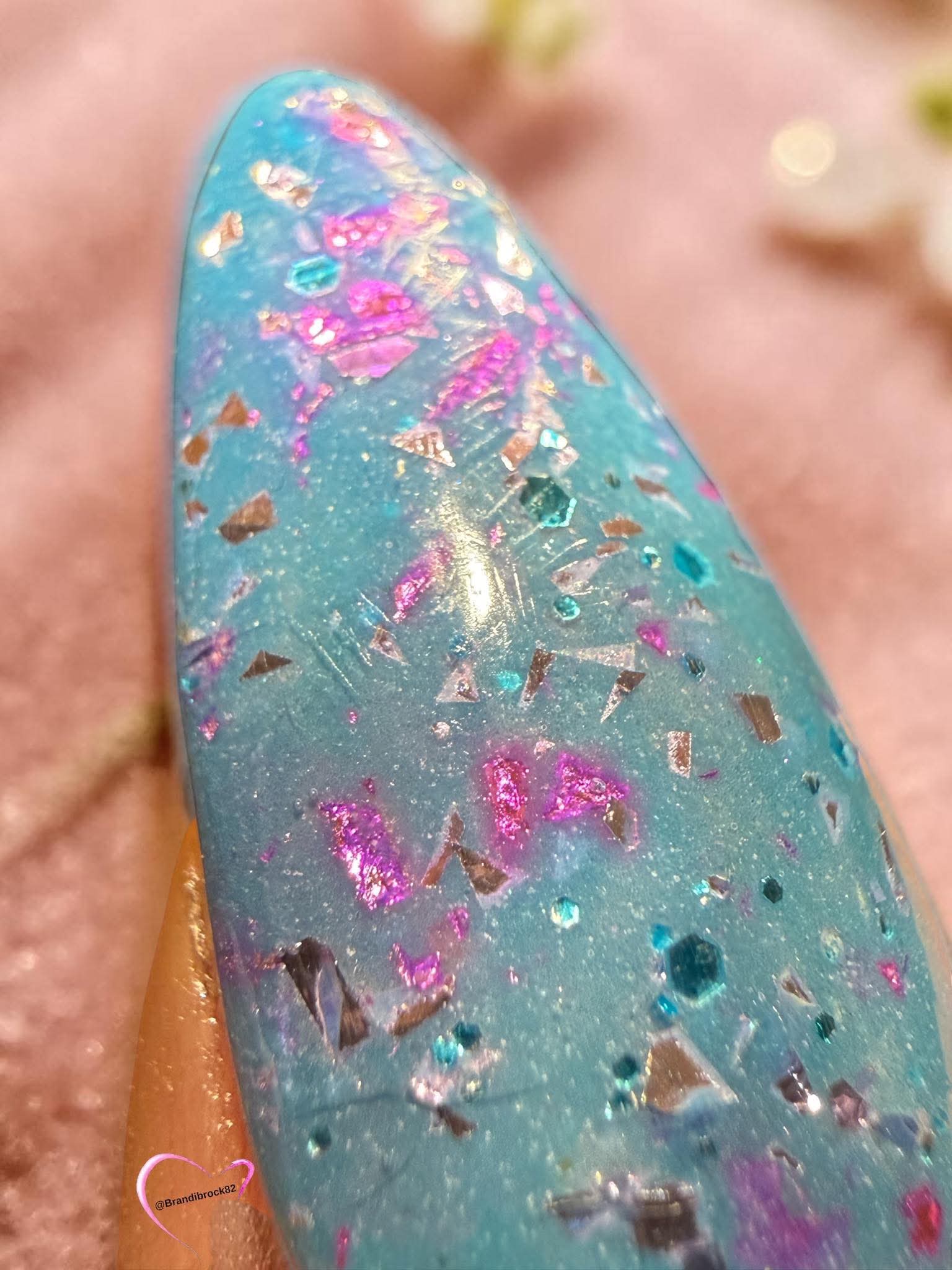 Monthly Muse 4/26 - Can You Teal it's Pink Dip Powder - Dip Powder - Double Dipp'd Dip Powder