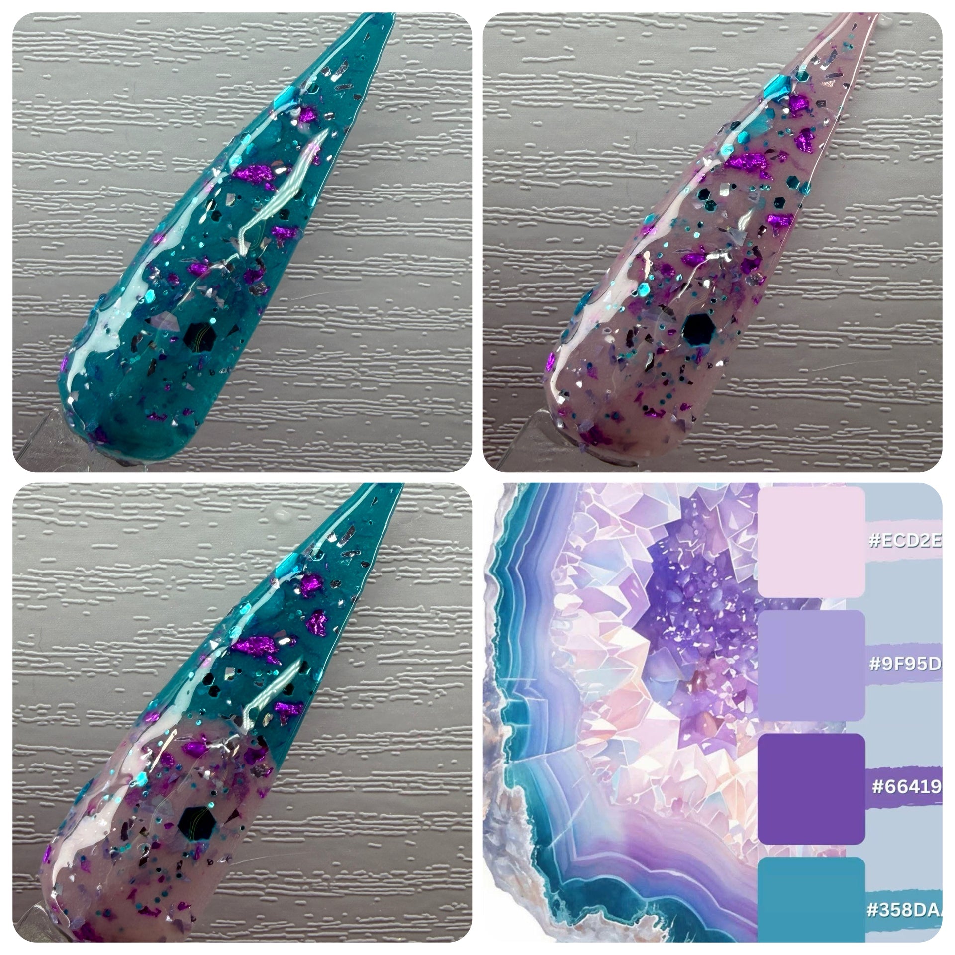 Monthly Muse 4/26 - Can You Teal it's Pink Dip Powder - Dip Powder - Double Dipp'd Dip Powder