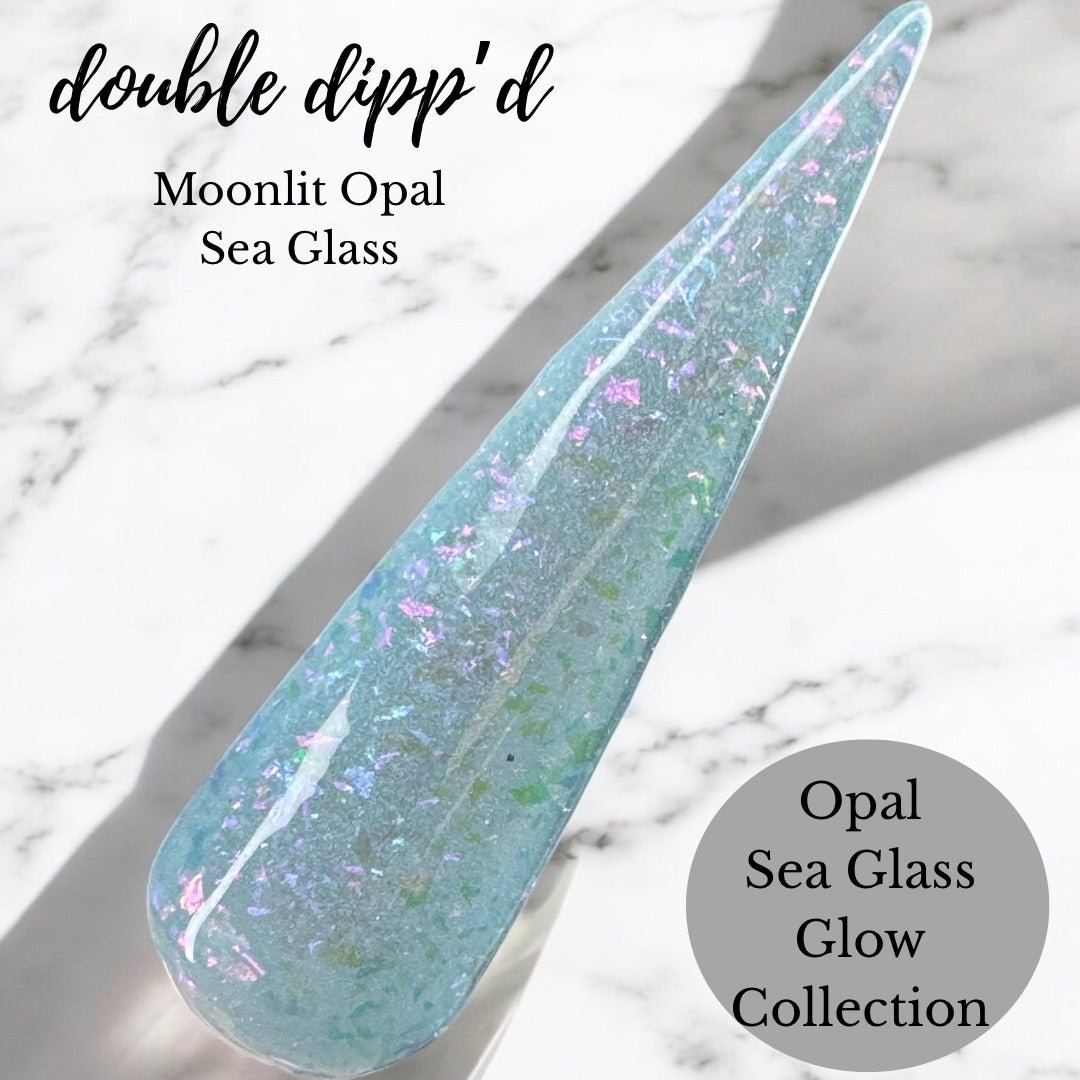 Moonlit Opal Sea Glass - Dip Powder - Double Dipp'd Dip Powder