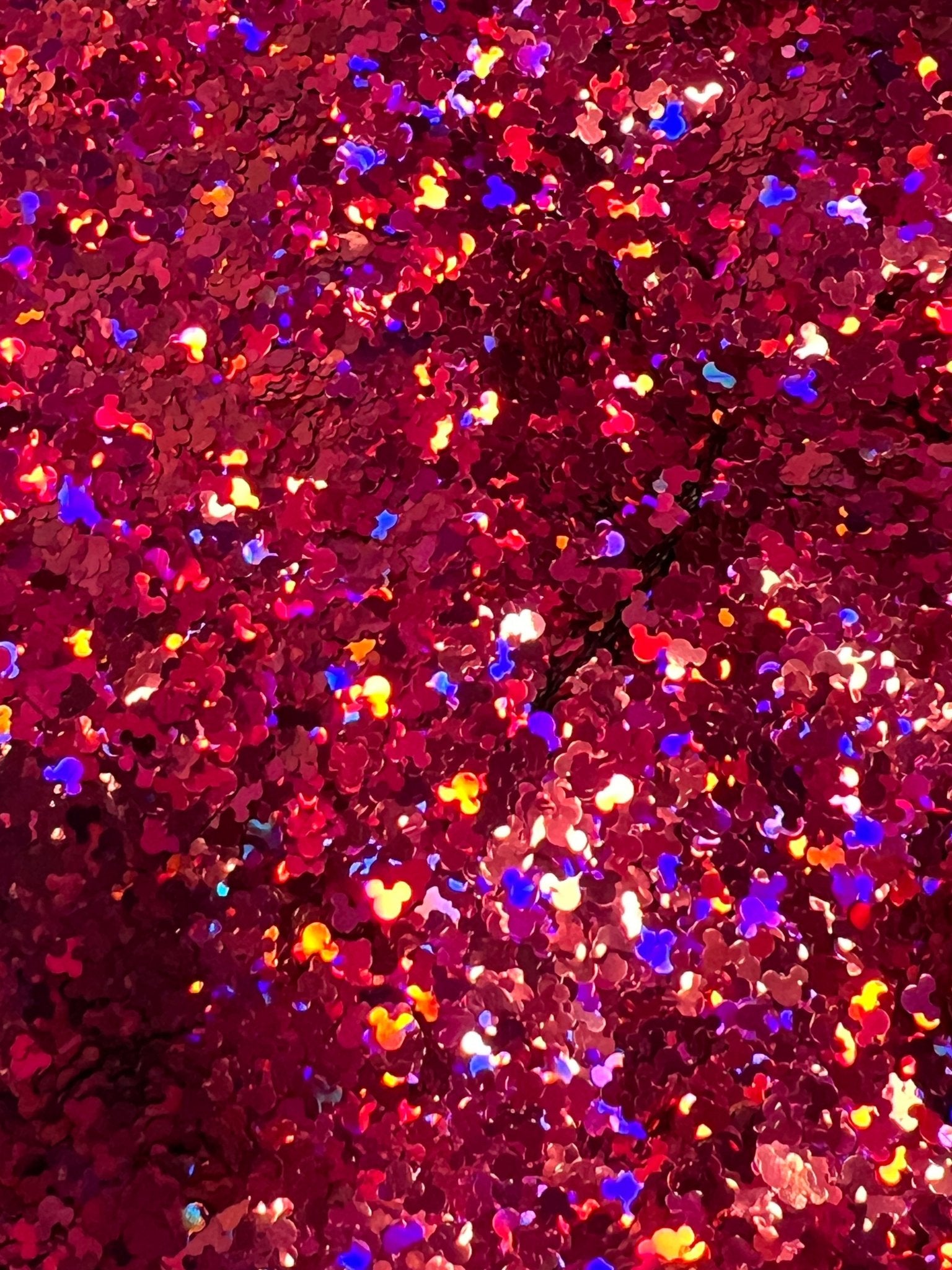 Mouse Head Glitter (Holographic Pink) - Double Dipp'd Dip Powder