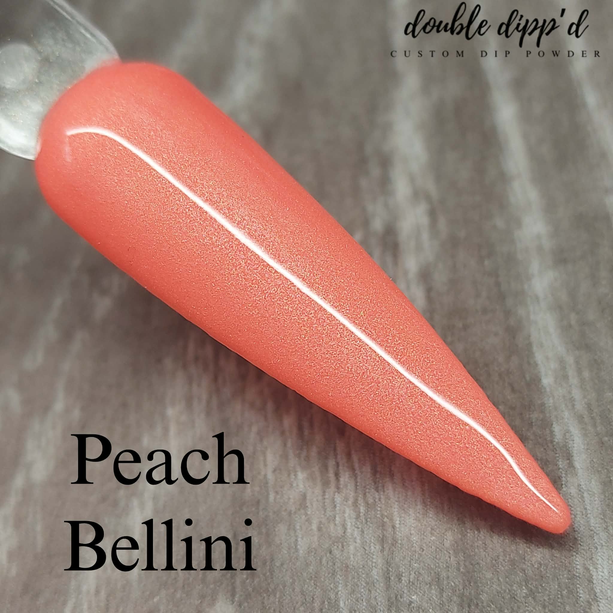 Peach Bellini Dip Powder - Dip Powder - Double Dipp'd Dip Powder