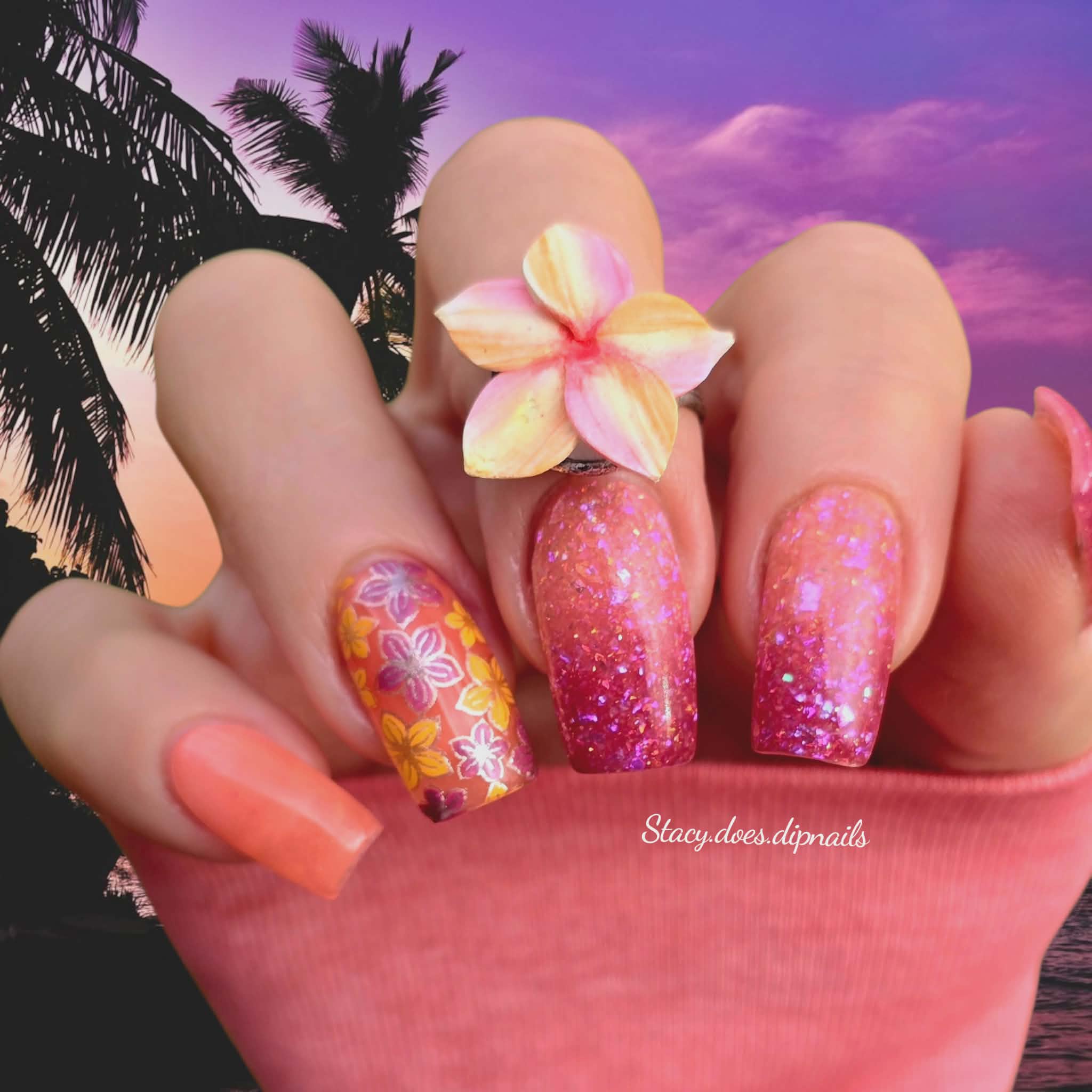 Pink Lemonade Dip Powder - Dip Powder - Double Dipp'd Dip Powder