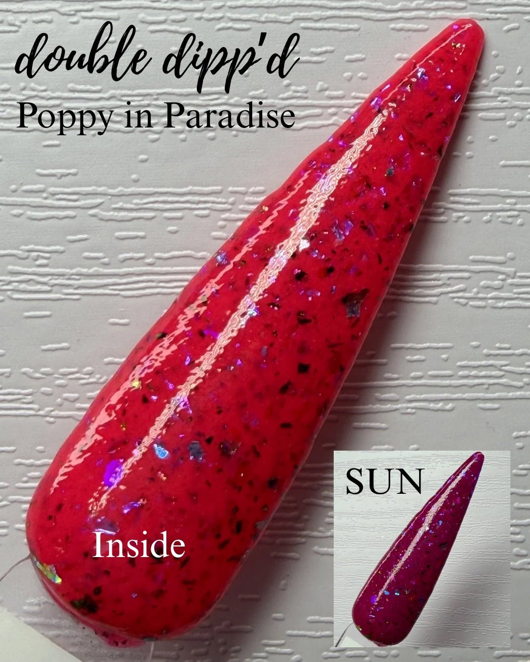 Poppy All Glowed Up Dip Powder Collection - Dip Powder - Double Dipp'd Dip Powder