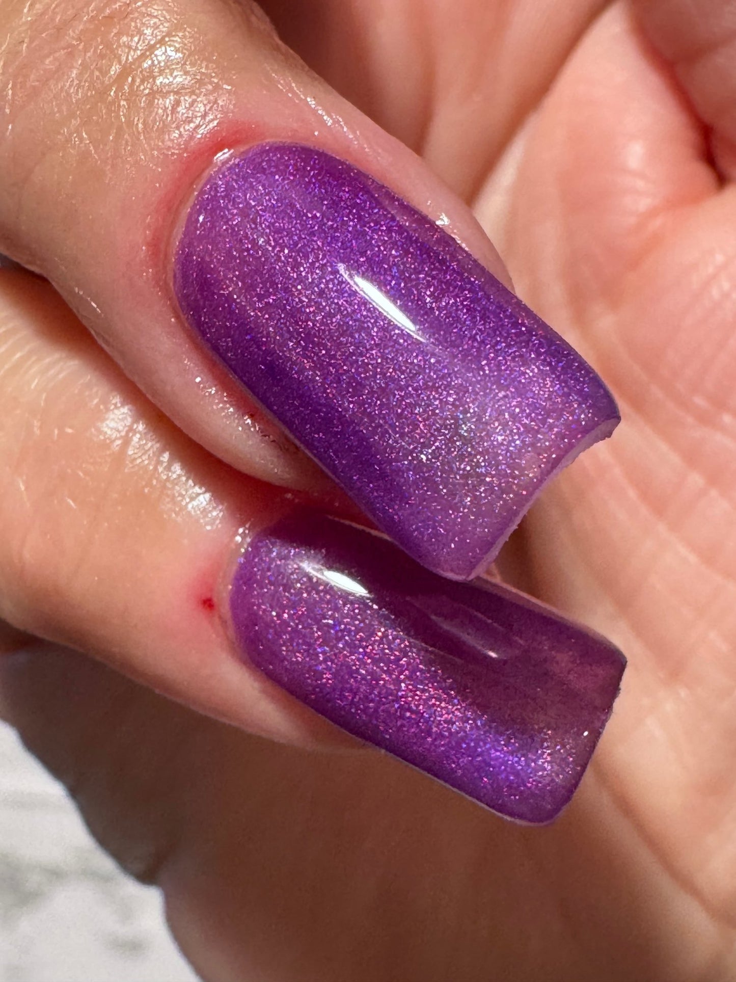 Rainbow Galaxy Holographic Cat Eye Gel Polish - Gel Polish - Double Dipp'd Dip Powder