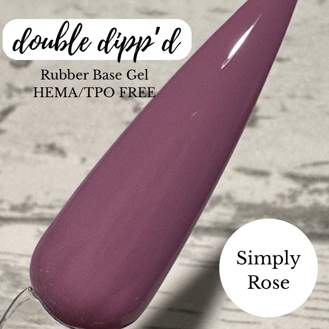 Rubber Base Gel - Liquids - Double Dipp'd Dip Powder