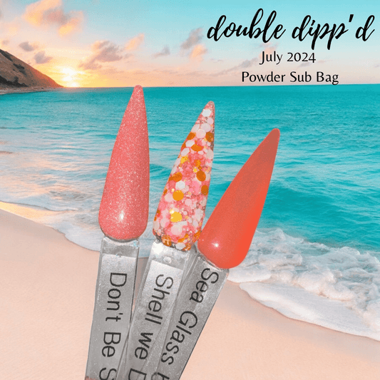 Sea Glass by the Seashore - Double Dipp'd Dip Powder