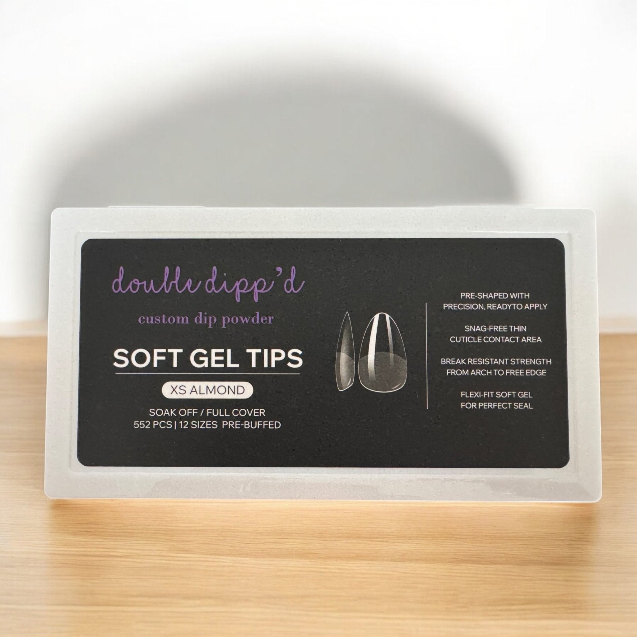 Soft Gel Nail Tips - Double Dipp'd Dip Powder