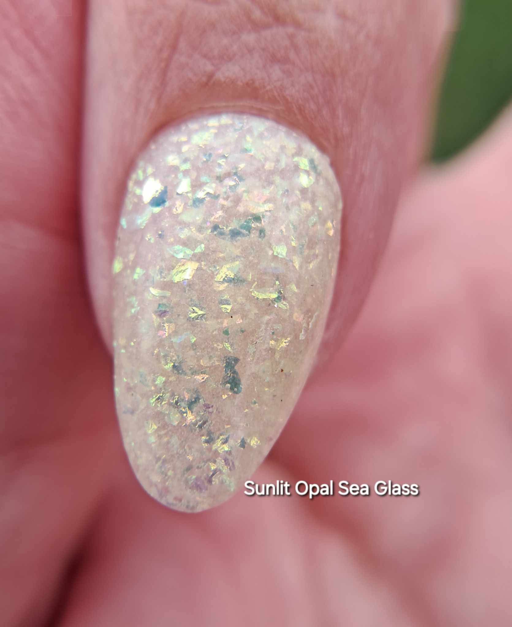 Sunlit Opal Sea Glass - Dip Powder - Double Dipp'd Dip Powder