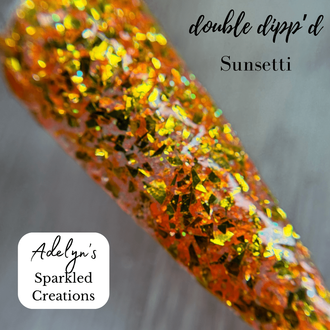 Sunsetti - Adelyn's Sparkled Creations - Double Dipp'd Dip Powder