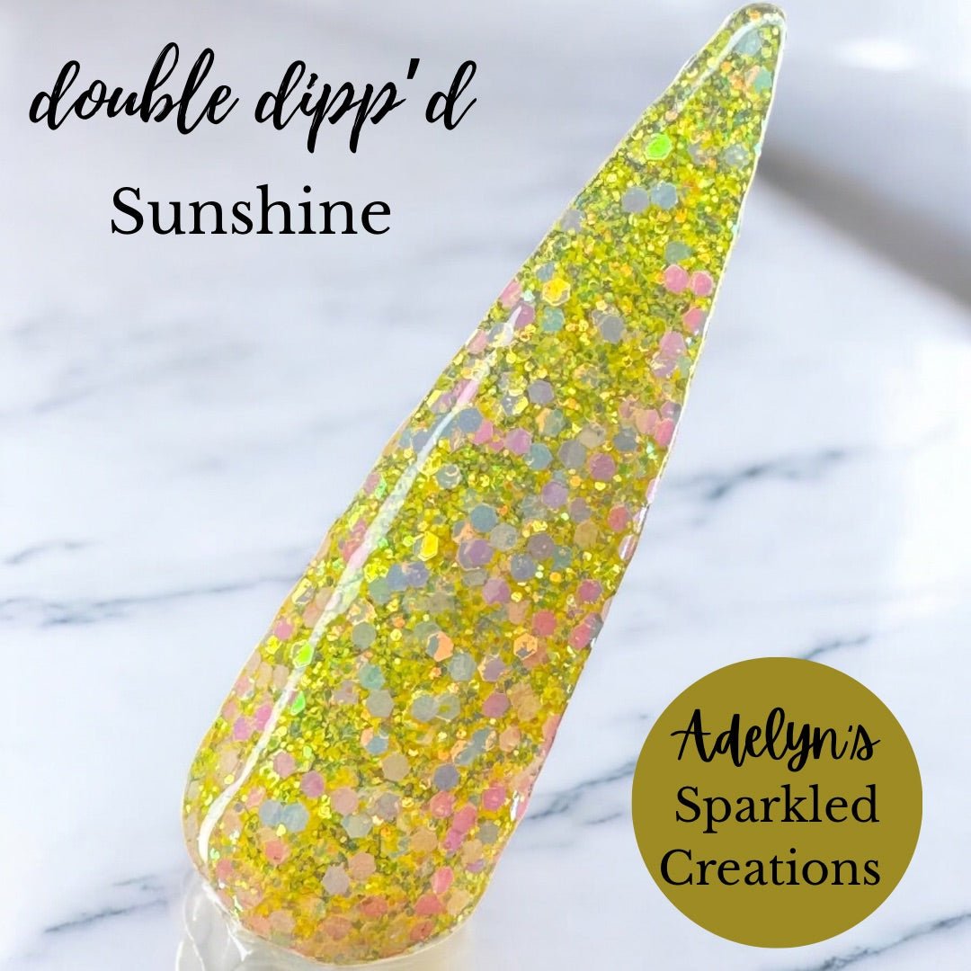 Sunshine - Adelyn's Sparkled Creations - Double Dipp'd Dip Powder