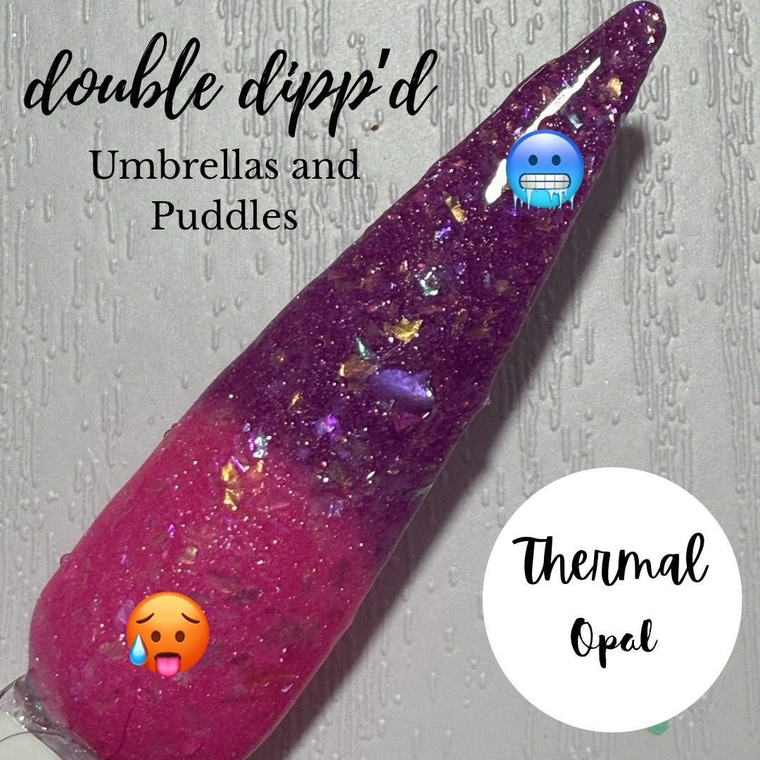 Umbrellas and Puddles Dip Powder - Dip Powder - Double Dipp'd Dip Powder