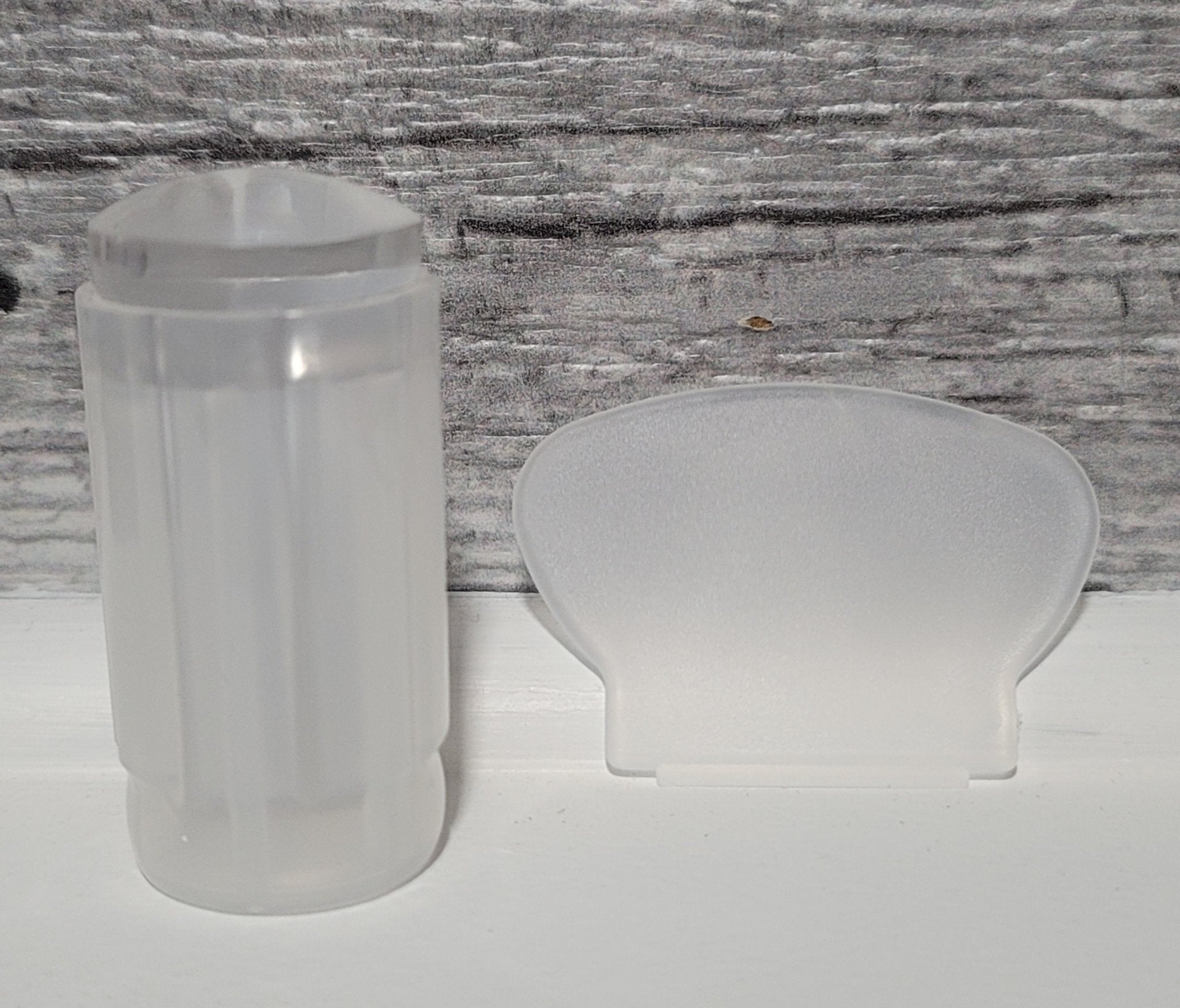 Clear Stamper with scraper - Double Dipp'd Dip Powder