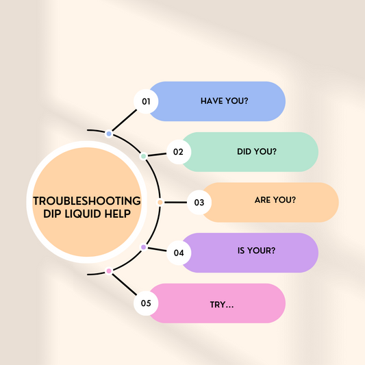 Troubleshooting Double Dipp'd Dip Liquids