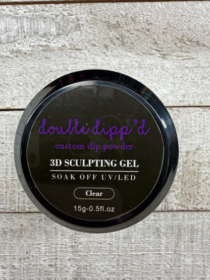 3D Sculpting Gel/Non Sticky - Liquids - Double Dipp'd Dip Powder