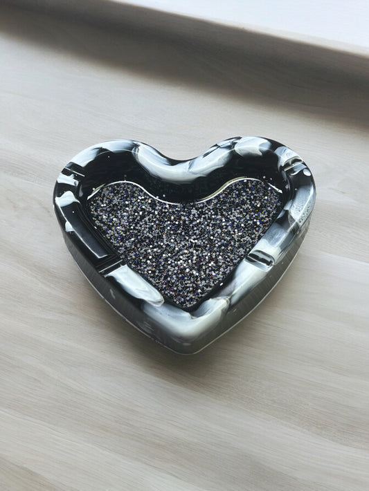 Heart Ashtray/Tool Rest Resin Pieces