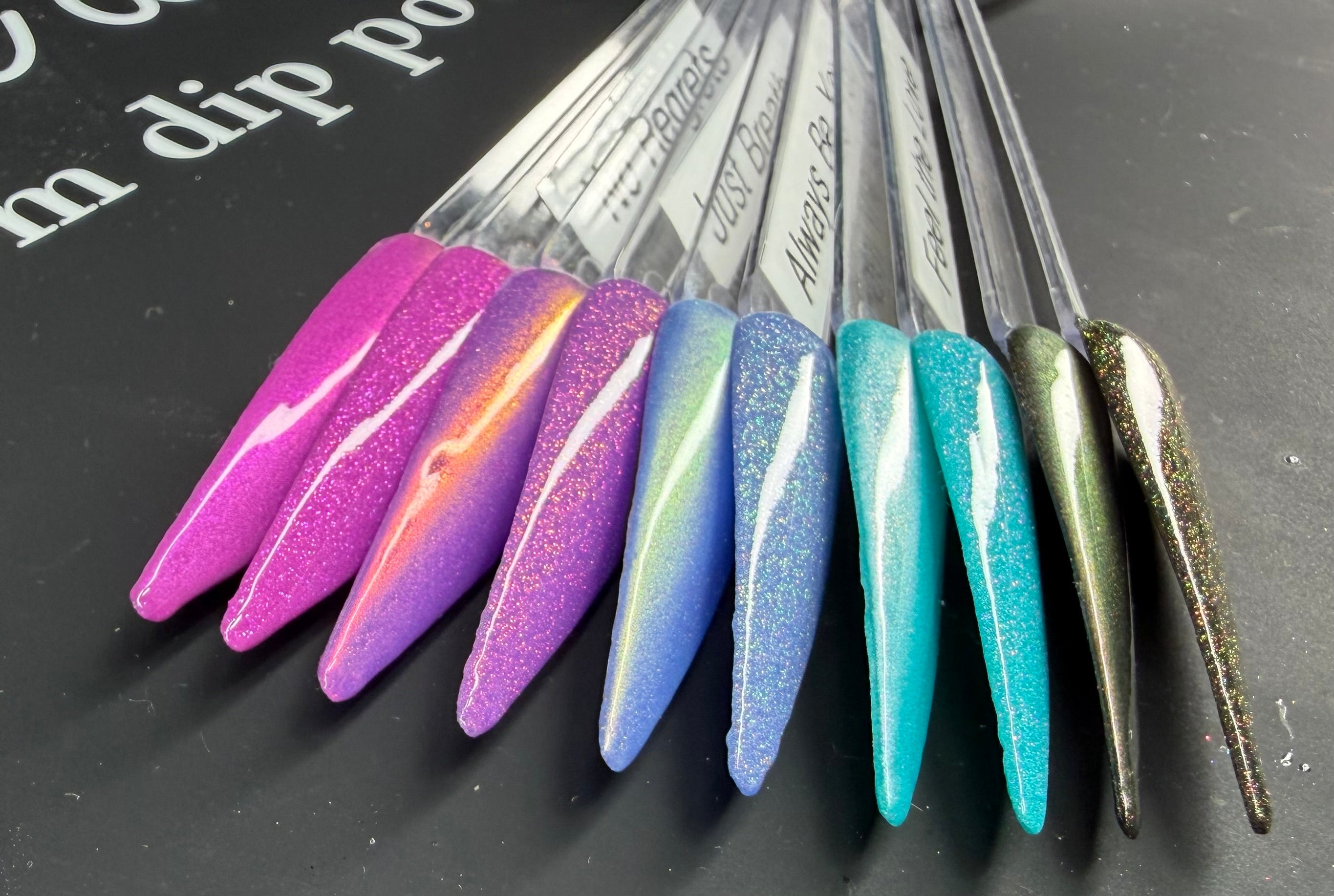 8th Anniversary Candy Aurora Dip Powder Collection