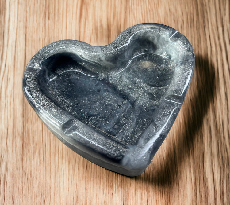 Heart Ashtray/Tool Rest Resin Pieces