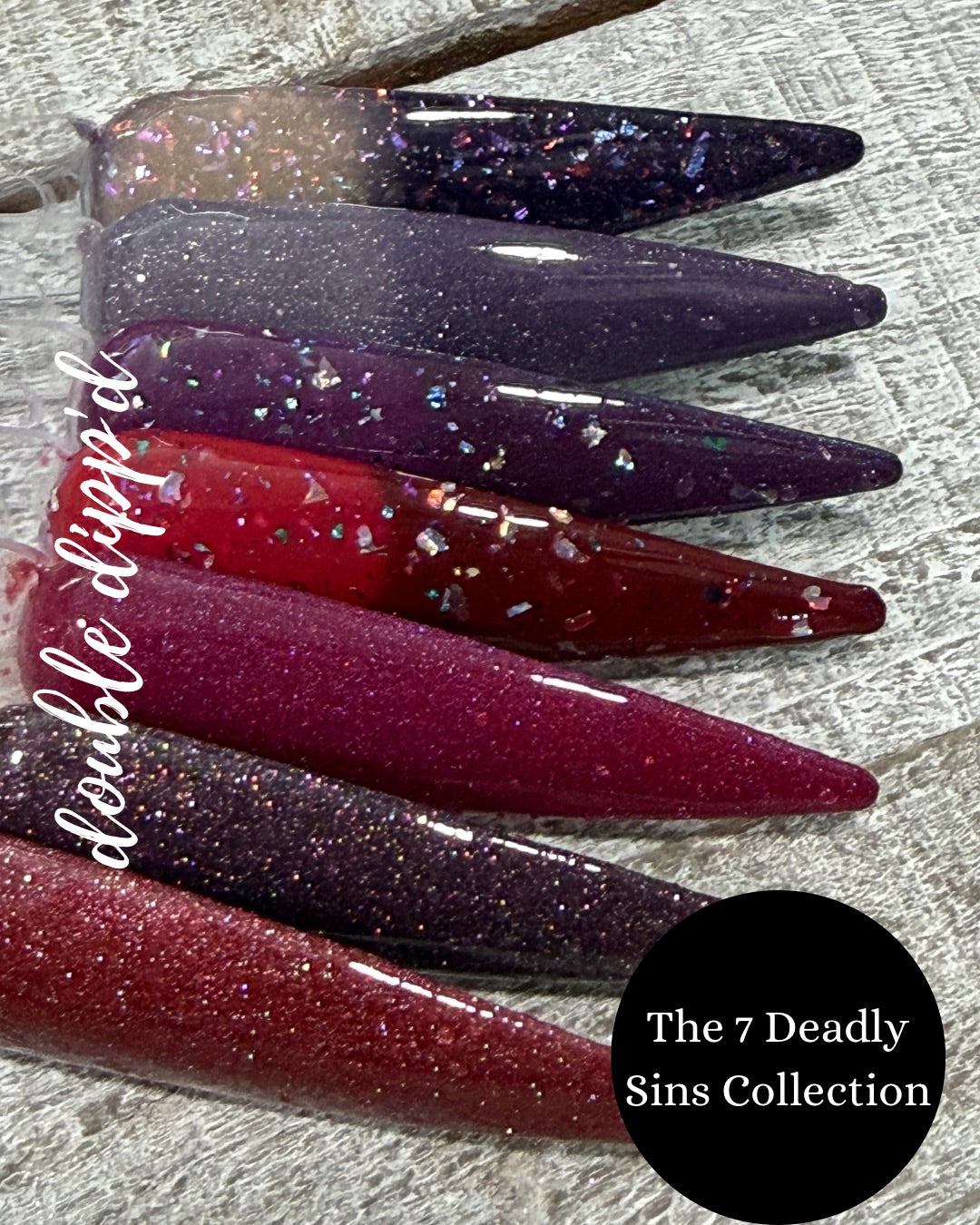 The 7 Deadly Sins Dip Powder Collection - Entire Collection
