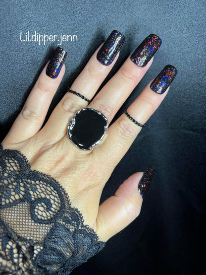 Black Fire Opal - Closeout - Double Dipp'd Dip Powder