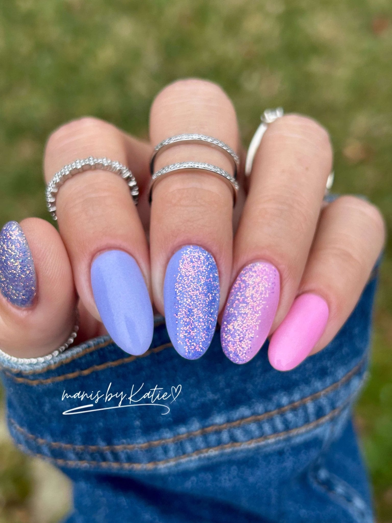 Blueberry Milk - Solid - Double Dipp'd Dip Powder