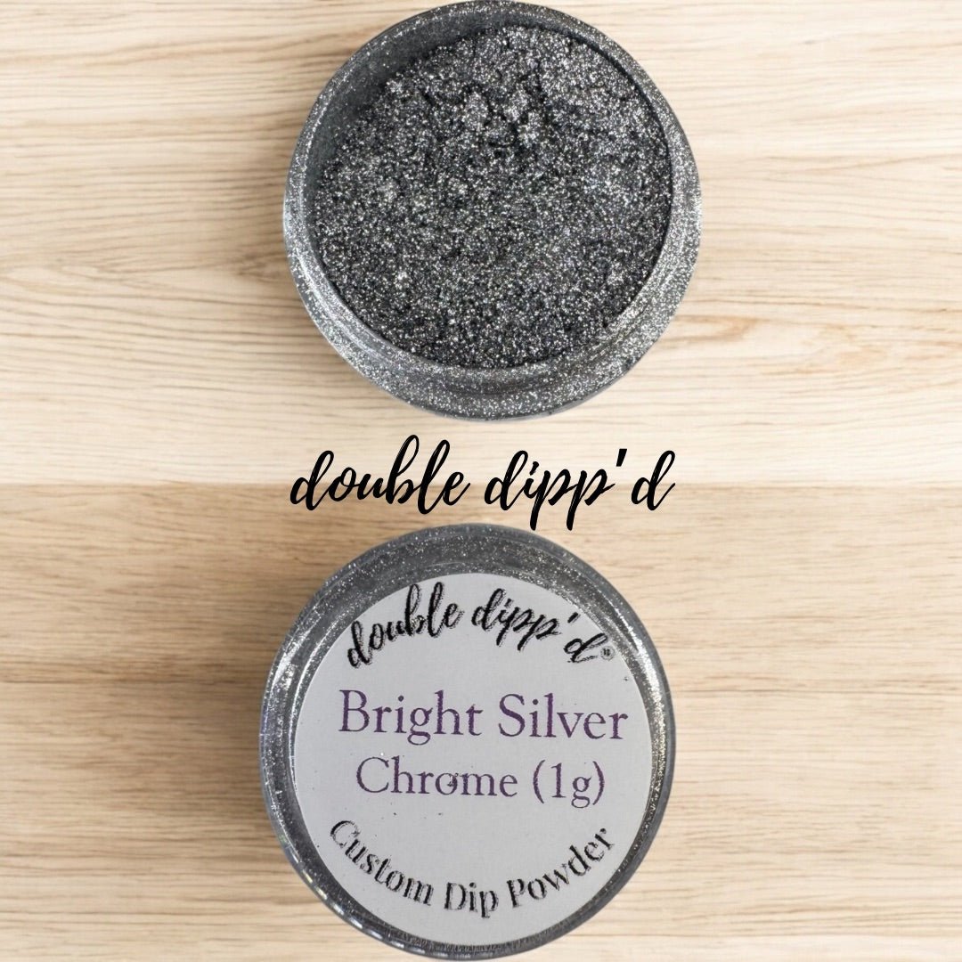 Bright Silver Chrome - Chrome - Double Dipp'd Dip Powder