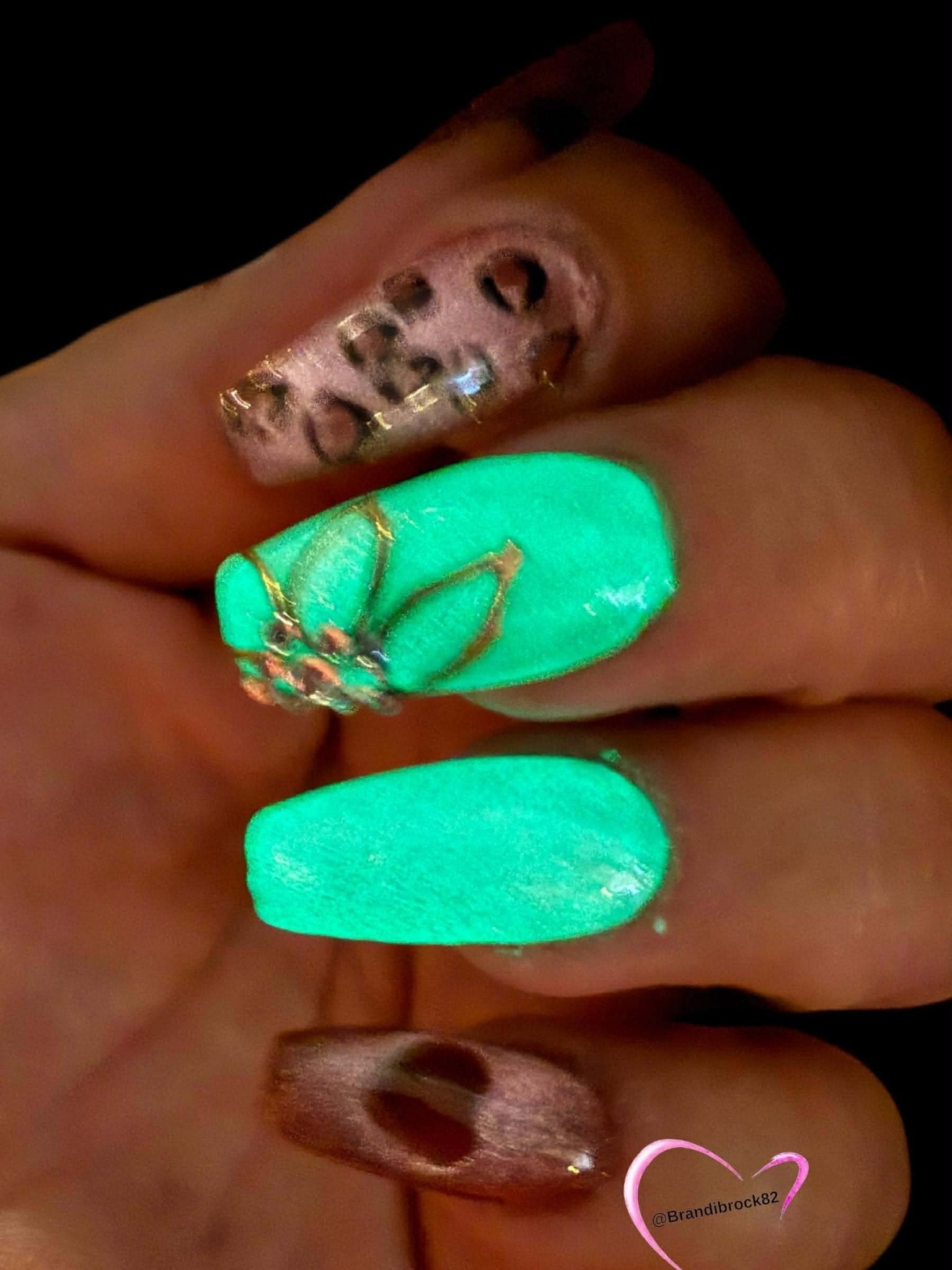 Caribbean Glow Cat Eye Gel Polish - Gel Polish - Double Dipp'd Dip Powder